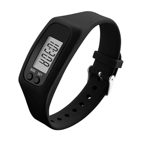 Yiudbaoo Pedometer Simple Step Counter Compact Precision Pedometer for Walking Running Step Tracker Removable Clip and Lanyard Accurate Pedometers for Steps for Men Women and Kids, Black