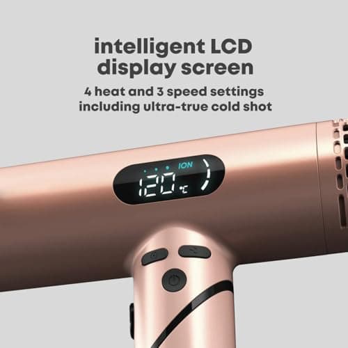 FusionHeat Dual Voltage Travel Hair Dryer with Magnetic Diffuser - 1500W High-Speed Ionic Blow Dryer, Worldwide 110V-240V, Ultra-Lightweight & Compact, Fast Drying with Smart Intelligent Heat Control 9