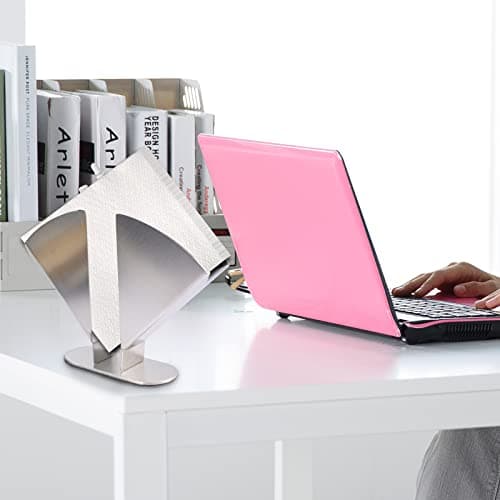 Niciksty Silver Napkin Holder - Stainless Steel Napkin Holders for Tables - Modern Serviette Holder -Dining Table Napkin Holders for Kitchen Perfect for Outdoor Events 5