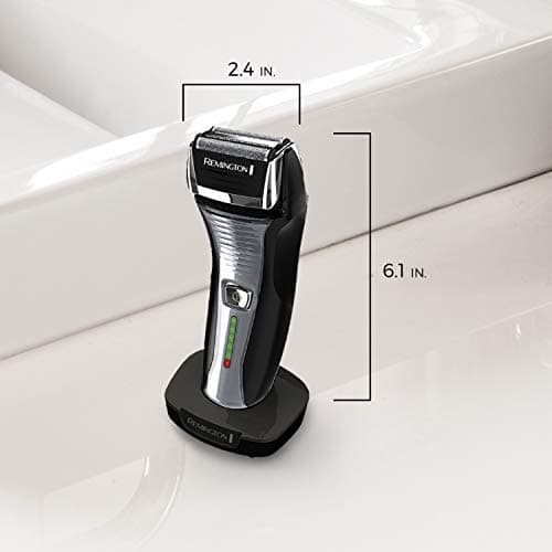 Remington F5 Power Series Foil Shaver, Electric Razor for Men, Cordless Rechargeable with Pop Up Trimmer, Pivot & FlexFoil Technology, Lightweight Handheld Design, Black 7