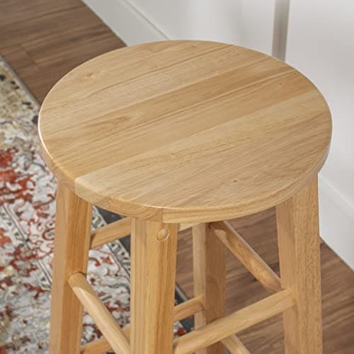 Linon 29-Inch Barstool With Round Seat 5