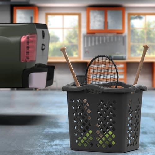 CNEIESD Laundry Hamper Basket With Diamond Pattern, 2 Bushel Capacity, Large Laundry Baskets Black In Laundry Room, Bedroom Decor, Bathroom, 21.6 X 17 X 18.9 Inches (1, Black) 9