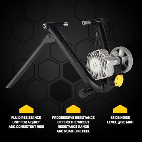 Saris Fluid2 Indoor Bike Trainer, Fits Road and Mountain Bikes, Compatible with Zwift App, Made in USA 5