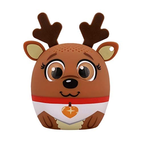 My Audio Pet Mini Bluetooth Animal Wireless Speaker - True Wireless Stereo – Pair with Another TWS Pet for Powerful Rich Room-Filling Sound - Elf on a Shelf (Reindeer)