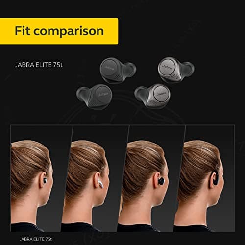 Jabra Elite 75t– True Wireless Earbuds with Charging Case, Titanium Black – Active Noise Cancelling Bluetooth Earbuds with a Comfortable, Secure Fit, Long Battery Life, Great Sound 7