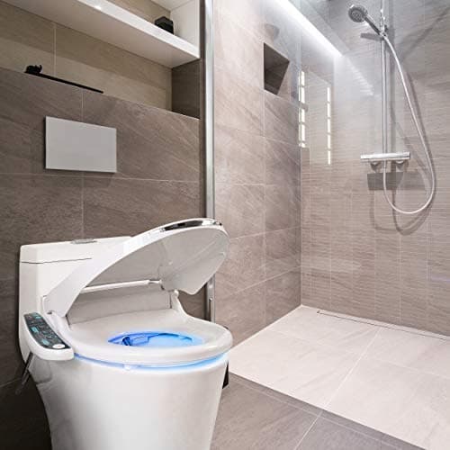 BidetMate 2000 Series Electric Bidet Toilet Seat with Unlimited Heated Water, Side Controls, Deodorizer, Warm Air Dryer - Self-Cleaning - Elongated Electric Bidet Attachment for Toilets 7