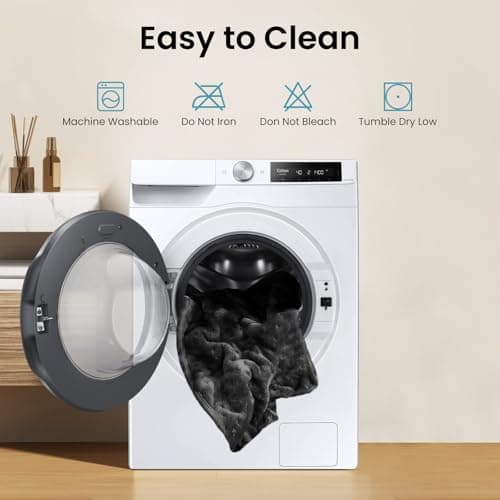 NOWWISH Heating Pad for Period Cramps, Portable Electric Heated Blanket for Back, Shoulder, Lap, Knee, Deeper Pain Relief, Oval, Grey, 29"*24" 6