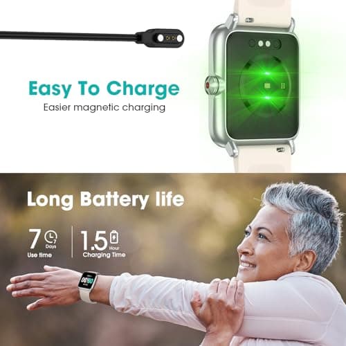 Pedometer Watch Senior Friendly No App/Phone Required, Waterproof Fitness Tracker Watch with Step Counter Calories/Sleep Tracker for Walking Running for Men Women 6