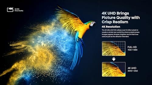 Hisense PL1 Ultra Short Throw Home Theater Smart Projector, 80"-120", 4K UHD, Dolby Vision & Atmos, HDR10, Google TV, Netflix, 2200 ANSI Lumens (Renewed) 9