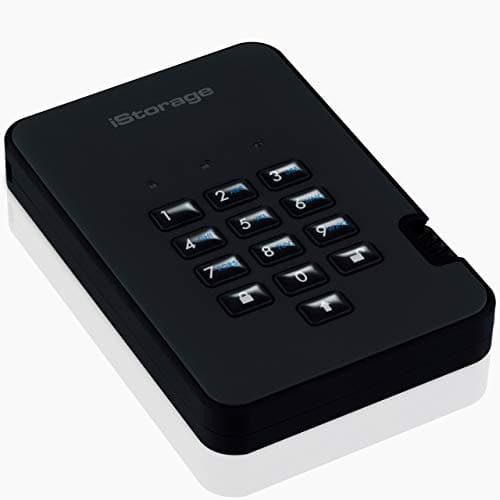 iStorage diskAshur2 HDD 1TB Black - Secure portable hard drive - Password protected - Dust & water resistant - Hardware Encryption 6
