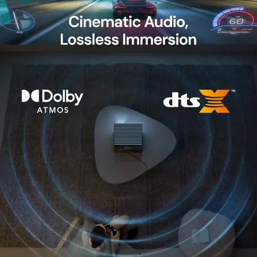 Valerion StreamMaster Plus2 4K Laser Projector - 300" IMAX Enhanced Home Theater, 4ms |240Hz Response, Gaming Projector with 3D & Dolby Vision, HDR10, GTV, Smart Home & AI Assistant 10