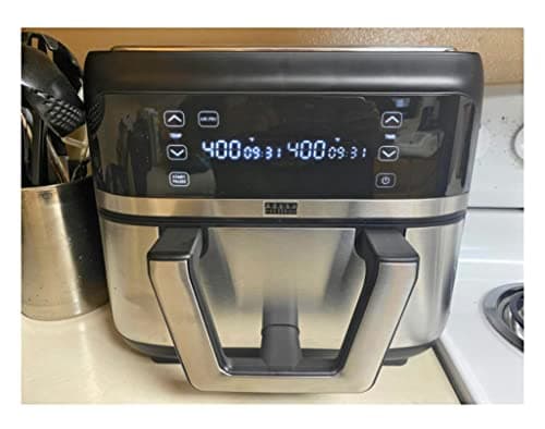 Bella Pro Series - 9-qt. Digital Air Fryer with Dual Flex Basket - Stainless Steel 7