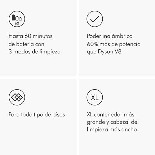 Dyson Outsize Origin Cordless Vacuum, Nickel/Red 8