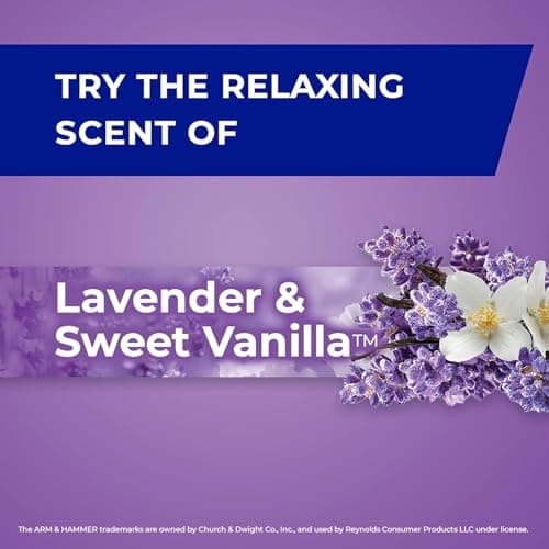 Hefty Small Trash Bags, Flap Tie, Lavender & Sweet Vanilla Scent, 4 Gallon, 26 Count 5