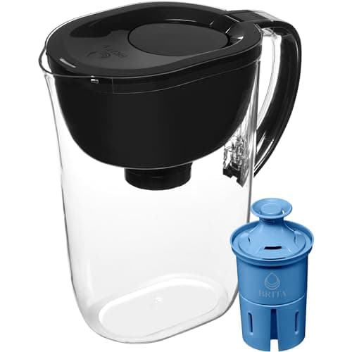 Brita Everyday Elite Water Filter Pitcher, Removes 99% of Lead, Includes 1 Filter, 10-Cup Capacity, Black 14