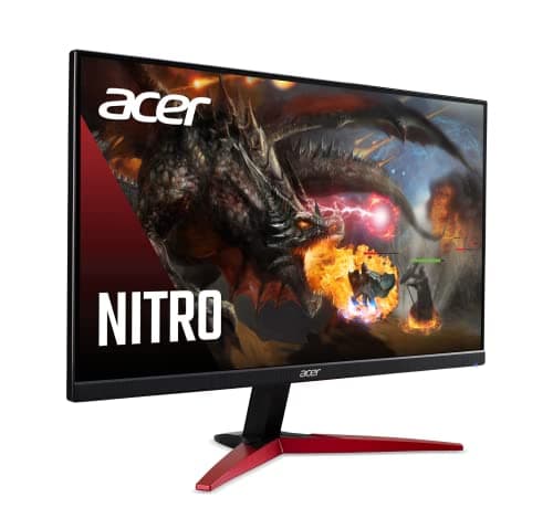 Acer Nitro KG241Y Sbiip 23.8” Full HD (1920 x 1080) VA Gaming Monitor | AMD FreeSync Premium Technology | 165Hz Refresh Rate | 1ms (VRB) | ZeroFrame Design | 1 x Display Port 1.2 & 2 x HDMI 2.0,Black 6
