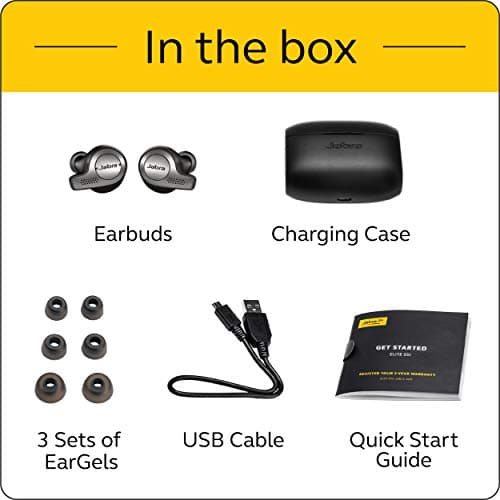 Jabra Elite 65t Alexa Enabled True Wireless Earbuds Charging Case – Titanium Black 4