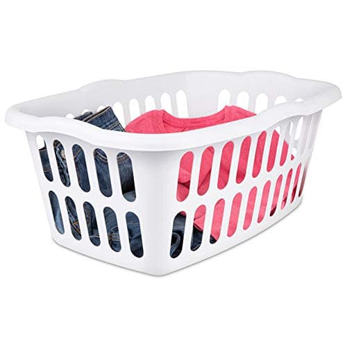 Sterilite Rectangular Laundry Basket, White 3
