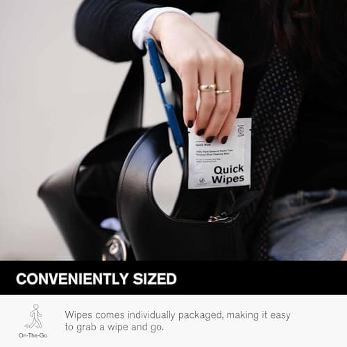 Jason Markk Plant-Based Quick Wipes, Shoe Cleaner, 30 Pack, Individually Packed, Sneaker Care, Ideal for Footwear, Safe for Leather, Rubber, Plastic, and More 5