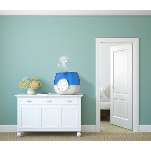 PureGuardian H4810AR Ultrasonic Warm and Cool Mist Humidifier for Bedrooms, Quiet, Filter-Free, 120 Hr, 2 Gal Treated Tank Surface Resists Mold, Pure Guardian Humidifier with Essential Oil Tray 9