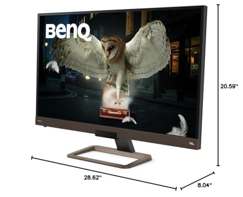BenQ EW3280U 32 inch 4K Monitor | IPS | Multi Media with HDMI connectivity HDR Eye-Care Integrated Speakers and Custom Audio Modes 10