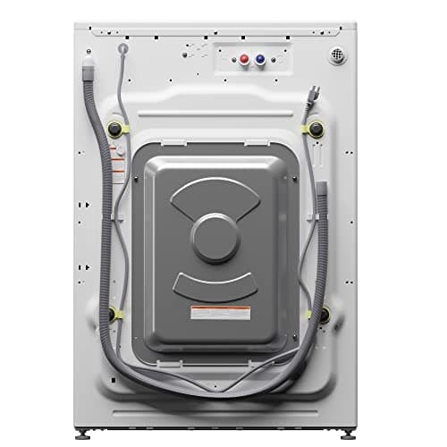 KoolMore 27" Front Load X-Large 4.5 Cu. Ft. Washing Machine with Quiet Inverter Motor, Steam and Water Plus Functions, 20-Minute Quick Wash, and 12 Washing Cycles [White] [120V] (FLW-5CWH) 5