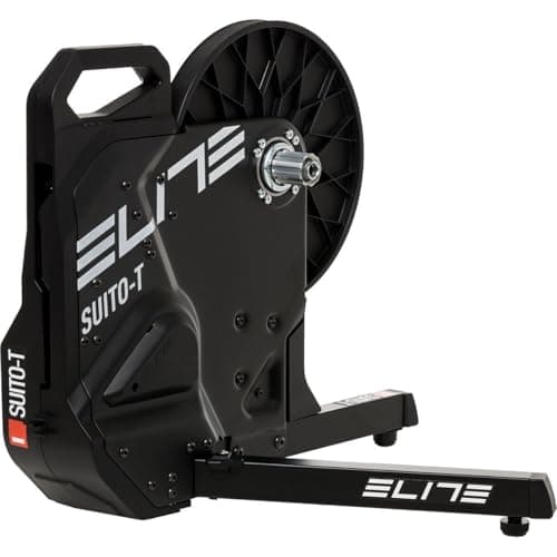 Elite Suito-T Interactive Direct-Drive Smart Trainer – Powerful, Quiet, and Compact Indoor Cycling Trainer with +/-2.5% Accuracy – ANT+ & Bluetooth Connectivity – Compatible with Road, Gravel & MTB