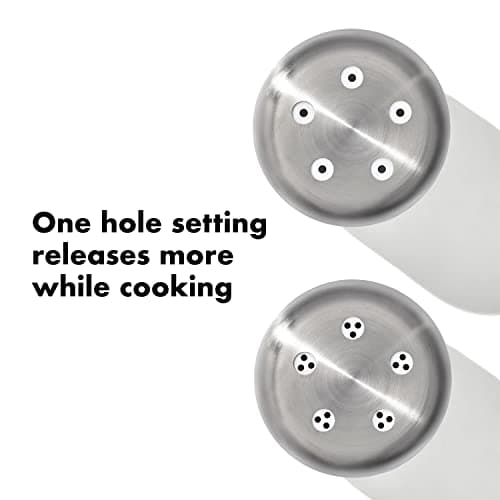 OXO Good Grips Glass Adjustable Salt & Pepper Shaker Set, 3.5 oz Each, Clear 6