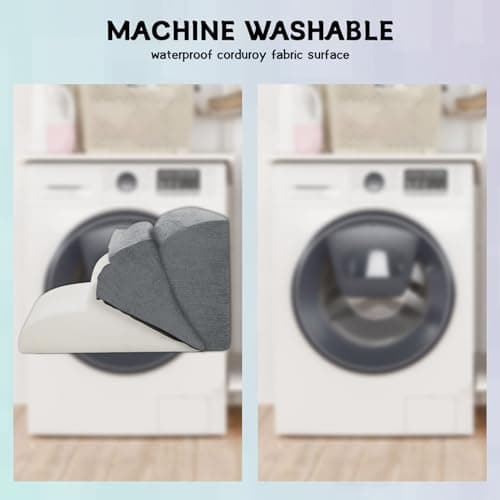 Mesa Lemon Dog Stairs & Steps for High Beds, 3 Steps High Density Foam Waterproof Dog Ramp for Small Dogs and Cats, Pet Stairs with Removable Washable Cover for Bed, Couch, Sofa and Car (H:16") 7