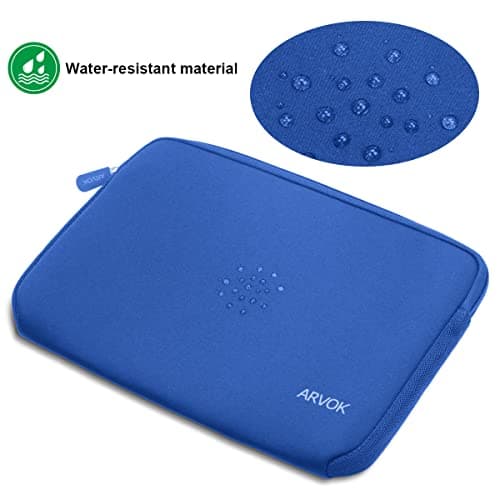 Arvok 11 11.6 12 Inch Laptop Sleeve Case for MacBook Air 12, Water-Resistant Neoprene Notebook Computer Tablet Sleeve, Carrying Bag Cover for Chromebook/HP/Dell/Lenovo/Asus/Acer, Dark Blue 5