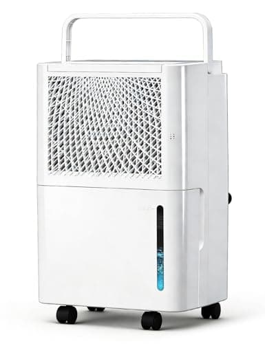 HUMSURE 2500 Sq. Ft 30 Pints Dehumidifier Equipped With Drainage Hose, Automatic Defrosting, for Basement, Home, Bathroom, Bedroom,24-Hour Timer Function