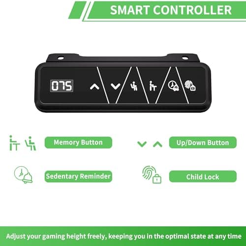 Klobel X-Win Electric Height Adjustable Standing Desk, 71" x 29.5" 4-Leg Ergonomic Sit to Stand for Home Office, Powerful Dual Motor Work Surface, Carbon Fiber Textured Black 6