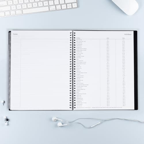 Blue Sky 2024 Weekly and Monthly Planner, January - December, 8.5" x 11", Flexible Cover, Wirebound, Enterprise (144725) 8