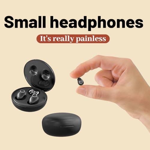 Honcas Mini Invisible Earbuds for Work and Sleep - Best Small Earbuds for Small Ear Canals 7