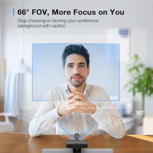 EMEET C960 4K and 1080P Webcam for PC 6