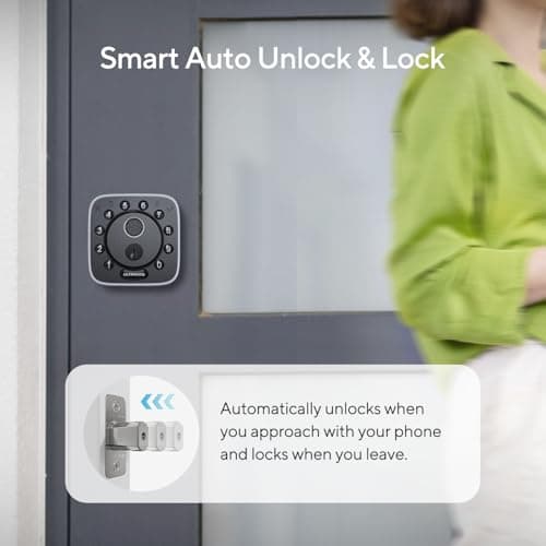ULTRALOQ 2025 Upgrade Bolt Fingerprint Matter Smart Lock, Fingerprint Keyless Entry Door Lock, Works with Apple Home, Alexa, Google, SmartThings, IFTTT, Built in Matter Over Thread, BHMA Grade AAA 7