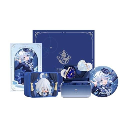 Genshin Impact Endless Solo of Solitude Furina Wireless Bluetooth Earphones Gift Box