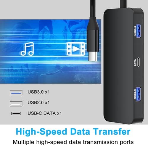 USB C Docking Station Dual Monitor for Dell/HP/Mac Laptop, Dual HDMI Adapter for 2 Monitors, HDMI Splitter for Dual Monitors Extended Display, 8 in 1 USB C Hub Multiport Adapter with HDMI/USB/PD/SD/TF 6