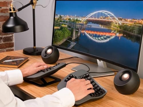 Kinesis Advantage360 Split Ergonomic Keyboard - USB-C | Mechanical Switches | Fully Programmable | Contoured Shape | Adjustable Tenting | PBT Keycaps 7