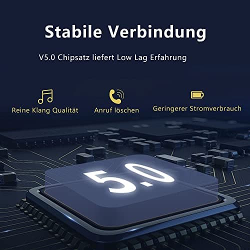 Togetface Kids Wireless Earbuds, Bluetooth 5.1 Headphones with Charging Case IPX5 Waterproof Touch Control Clear Stereo Ear Buds Built-in Mic, 36hrs Playtime Auto Pairing Earphones for Kids Women. 5