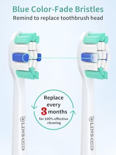 OLINS KAKO Replacement Brush Heads for Philips Sonicare Toothbrush Handles Toothbrush Heads for Sonicare (Pack of 8) 6