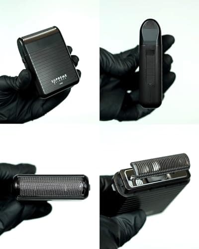Supreme Trimmer Solo Lite Foil Shaver for Men | Rechargeable Electric Razor + 90 Min Runtime, Type-C USB Fast Charging | Lightweight Travel Shaver, Easy to Carry | STF91 5