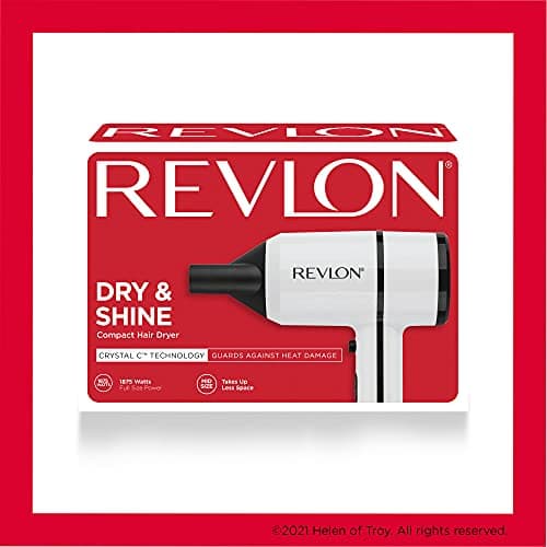 Revlon Crystal C + Ceramic Compact Hair Dryer | Long-Lasting Shine and Less Frizz 6