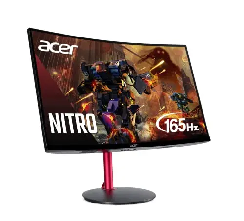 acer Nitro 27" Full HD 1920 x 1080 1500R Curve PC Gaming Monitor | AMD FreeSync Premium | 165Hz Refresh | 1ms (VRB) | ZeroFrame Design | 1 x Display Port 1.4 & 2 x HDMI 2.0 Ports ED270R Mbmiiphx 7