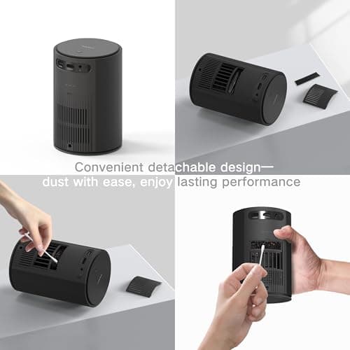 Mini Projector with Wifi and Bluetooth,Electric Focus 1080P 400ANSI Movie Projector,Walnutt 2025 Upgraded Portable Projector Auto Keystone Proyector Compatible with Smartphone/Laptop/TV Stick/HDMI/USB 7