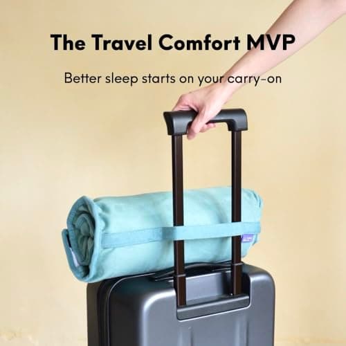 Cushion Lab Travel Deep Sleep Pillow – Compact Memory Foam Neck Pillow for Sleeping, Portable Pillow for Hotels, Camping, Side & Back Sleepers, On-The-Go – Wellness Green 8