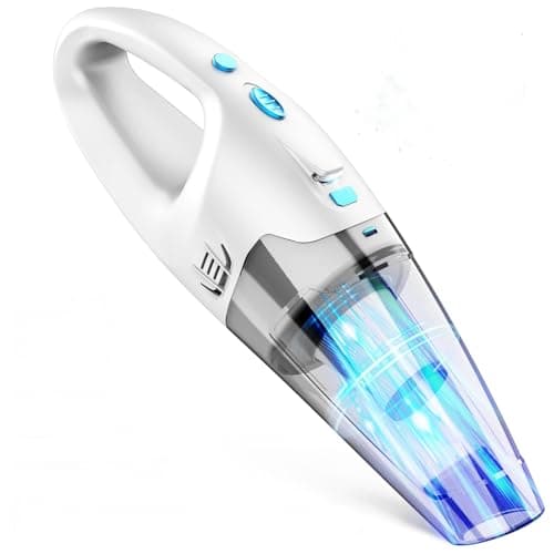 FUOAYOC Handheld Vacuum Cordless, 6KPA Strong Suction & 25 Mins Runtime