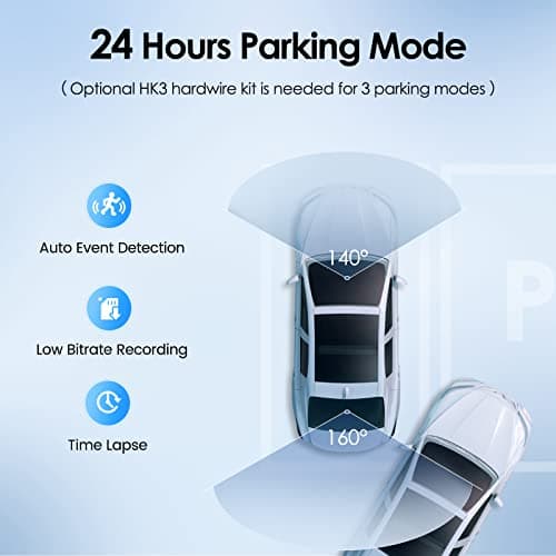 VIOFO A129 Plus Dash Cam 2K 1440P 60FPS with GPS Wi-Fi, 140° Wide Angle, Parking Mode, Emergency Recording, Super Capacitor, Motion Detection 5