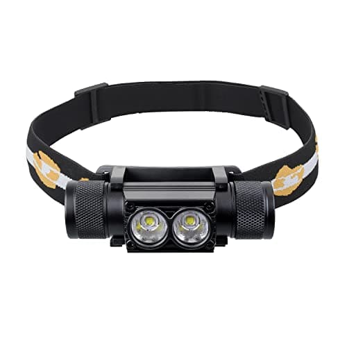 sofirn Headlamp, 1200 Lumen Rechargeable Head Lamp with Two Bright LEDs, Waterproof Headlight for Adults, for Camping, Running, Hiking, Emergency, Outdoor, Hard Hat