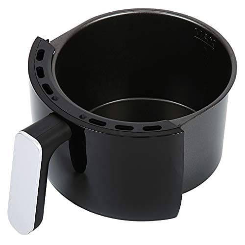 COSMO COS-23AFAKB 2.3 Quart Electric Small Air Fryer with Temperature Control, Timer, Auto Shut-Off, Non-Stick Frying Tray, 1000W Compact Mini Air Fryer (2.3 Quarts, Stainless Steel/Black) 8